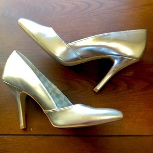 Christian Siriano Silver Pumps